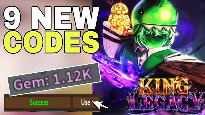 SAIU 15 MEGA CÓDIGOS *FUNCIONANDO* NO KING LEGACY  KING PIECE - (NOVO UPDATE  4.7 JUNHO 2023) BRZ 