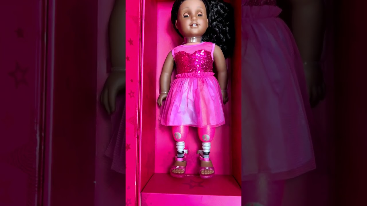 Unboxing the American Girl Doll Customized with a Prosthetic Leg!