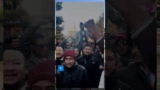 क्षितिज थेबे उदाउँदै #thelivenews एमालेको महाधिवेशनमा | THE LIVE