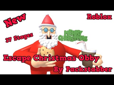 New Escape Christmas Obby Roblox Gameplay Youtube - newescape the supermarket obby roblox