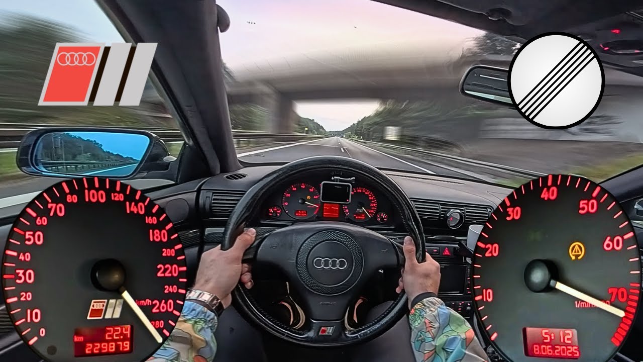 750HP Manual E85 Monster – Autobahn POV, 300+ km/h, Pure Sound