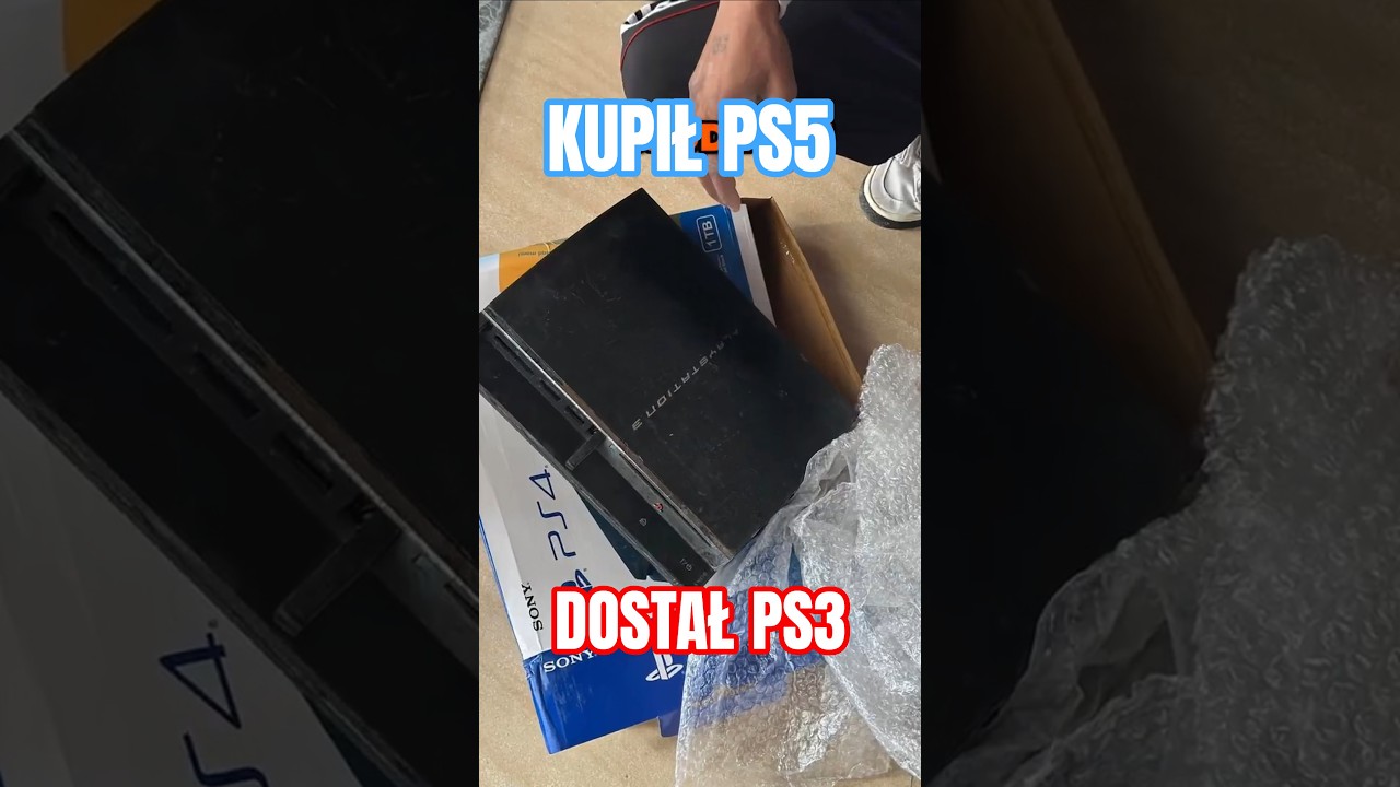 Kupił PS5 dostał PS3 🫢