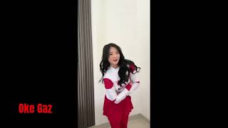 Setelan Senam Agustusan Merah Putih Indonesia Island Legging Rok Neci