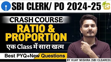 Complete Ratio and Proportion in One Video |Quant Bank Exams 2025 | RRB PO 2025 by Vijay Mishra