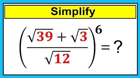Nice Square Root Math Simplification | Simplify