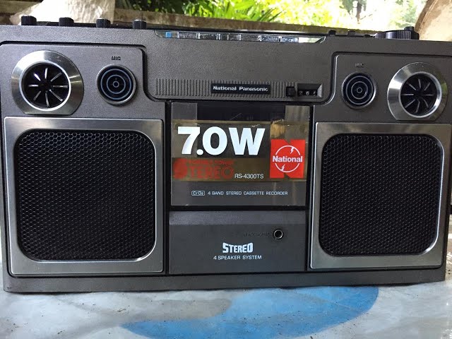 National panasonic boombox rs-4300ts - YouTube
