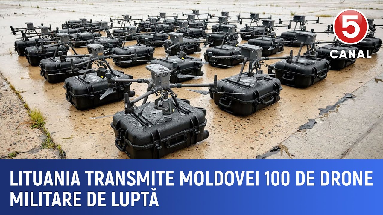 Lituania transmite Moldovei 100 de drone militare de luptă