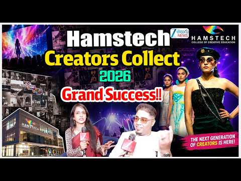 Hamstech Creators Collect 2026 Event | Hyderabad's Largest Creative Showcase! | ZEE Telugu News