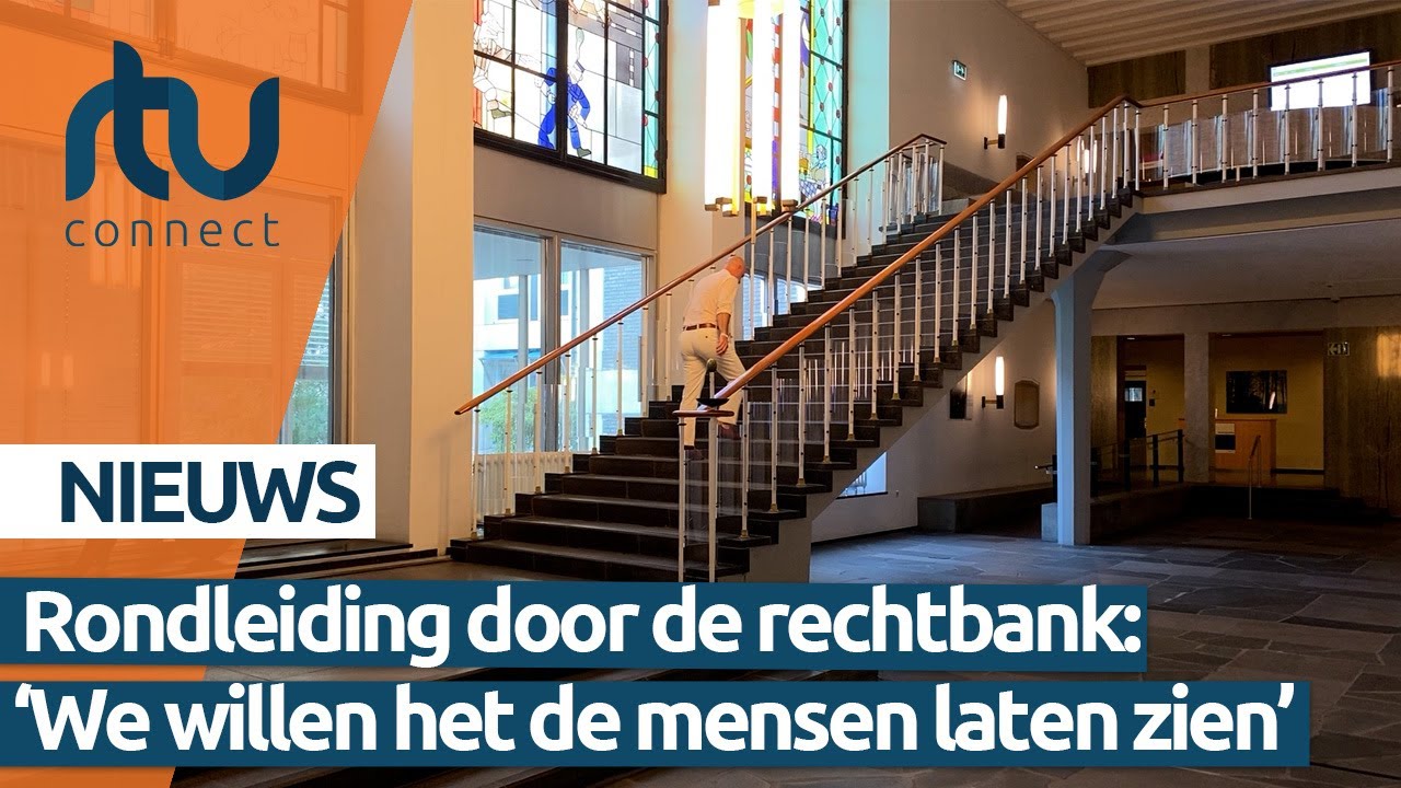 Rondleiding door de rechtbank: 'We willen het de mensen laten zien'
