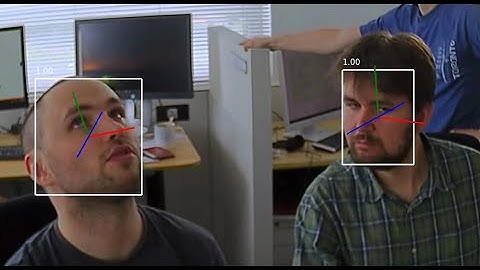 Raspberry pi openVINO Head Position Estimation Demo
