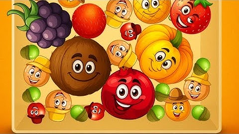 Fruit Drop Merge Mania Gameplay Walkthrough - Reaching Max Level!