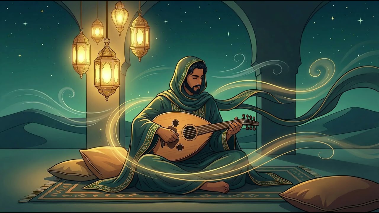 Arabic Oud & Flamenco Fusion — Arabic Jazz Instrumental | Desert Night