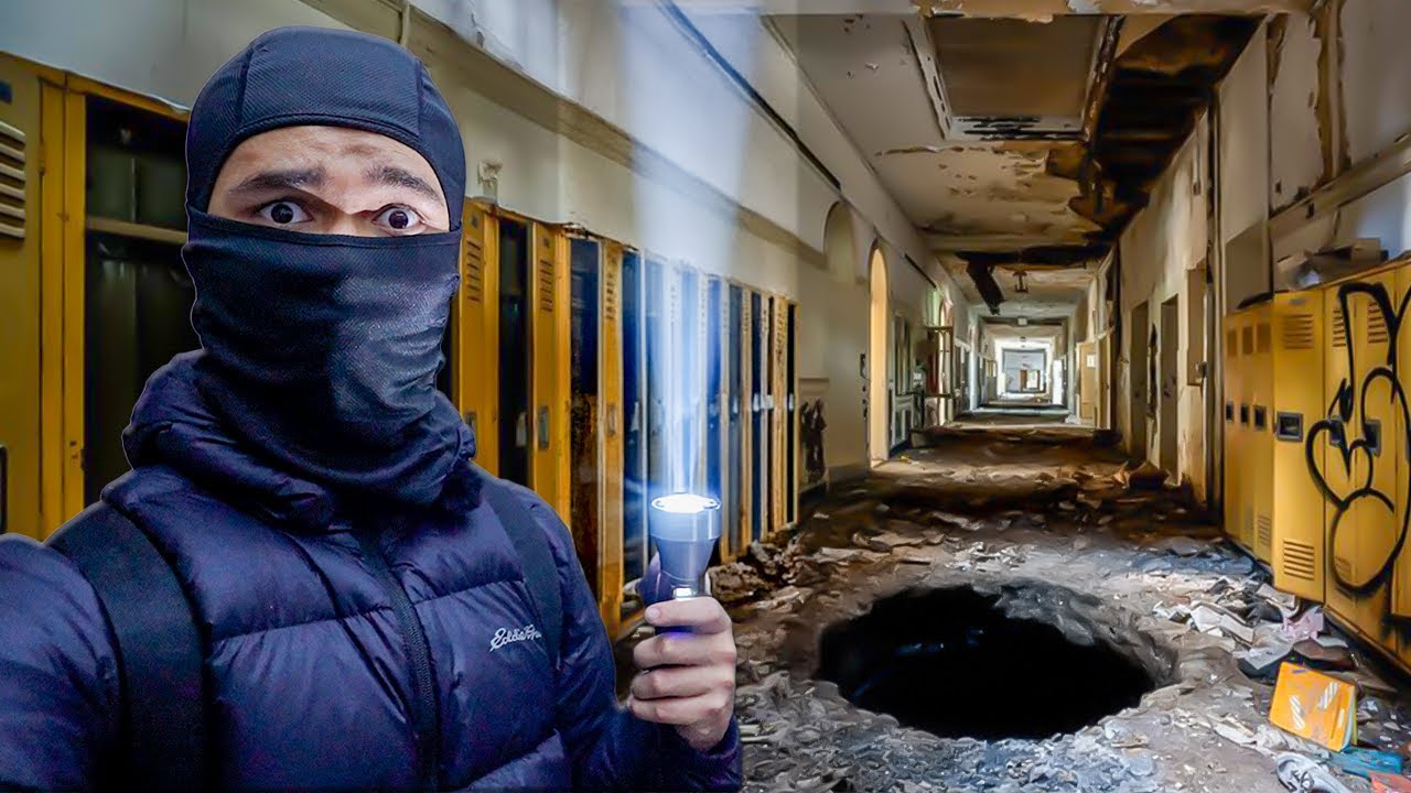 Exploring an Abandoned School Destroyed by Sinkholes