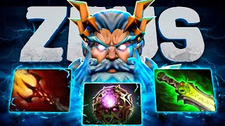 TOPSON 87K Thunder Damage MID Zeus Max 8Slotted Item Build Facing Against 2x Final Boss Dota 2