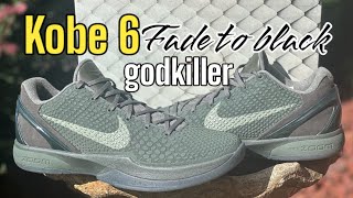 Latest kickwho  Kobe’s! Kobe 6 fade to black ftb quality check on foot unboxing review godkiller! 🔥