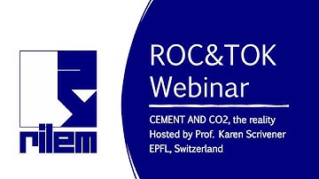 Cement and CO2, the reality by Prof. Karen Scrivener