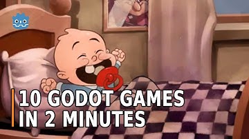10 GODOT Games in 2 Minutes