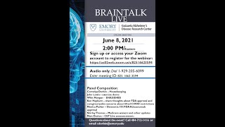 Emory BrainTalk Live, June 8, 2021