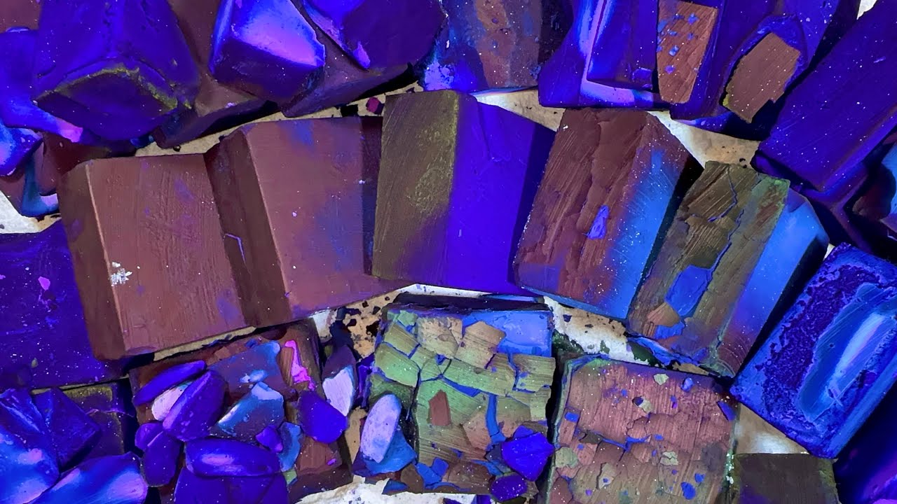 ASMR / Crunchy & Soft Shades of Purple Dyed GC3