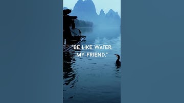 Thumbnail of Empty your mind, be formless, shapeless, like water. #brucelee #senseiquotes365 #subscribe