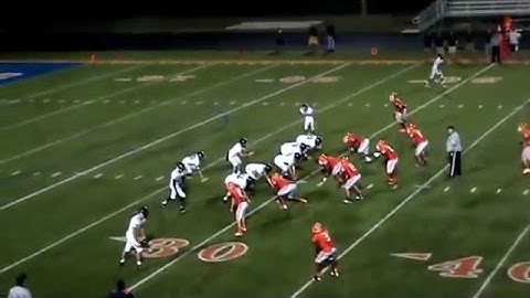 Def End in 3-3 Stack Defense vs Reach Block (Example A)