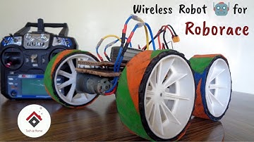 How to make 4x4 wireless Roborace Robot using Flysky and Brushed ESC