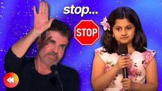 Indian Girl gets STOPPED by Simon Cowell, But What She Does Next Will SHOCK You!