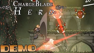 Charge Blade Hero - Full Demo Playthrough (2D hand-drawn Hack and Slash)