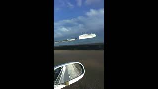 Washed out road to Falmouth - Dredging of Cruise Port for RCCL Geneisis Class Cruise Ships @cruiselaw