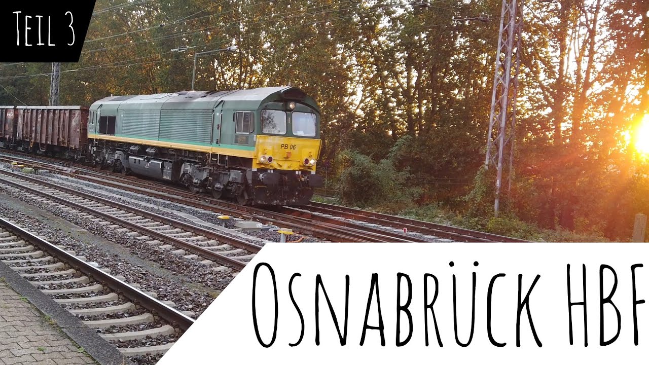 🚇Osnabrück Hbf - Dokumentation | Fern- und Güterverkehr mit vielen IC [3/3][4K]