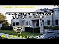 Bridle path Toronto neighbourhood- gorgeous & expensive mansions worth multi millions (4k video)