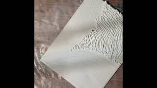Textured Art Using Caulk