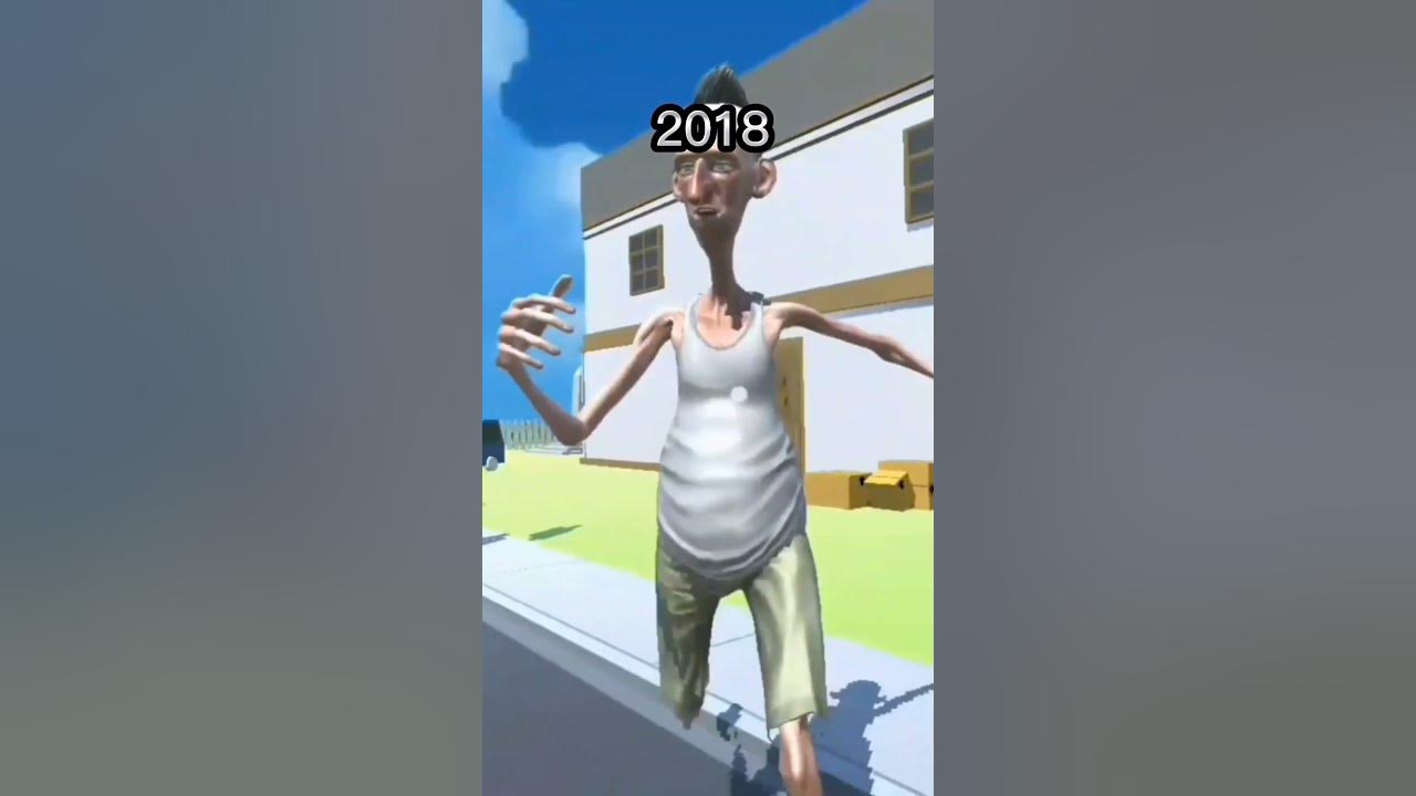Evolution Of Angry Neighbor (2017-2018-2022)#shorts #angryneighbor