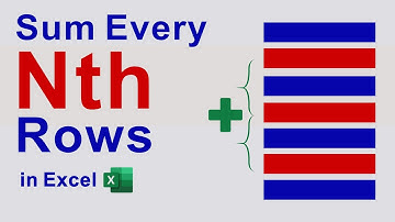 How to Sum Every Nth Row in Excel