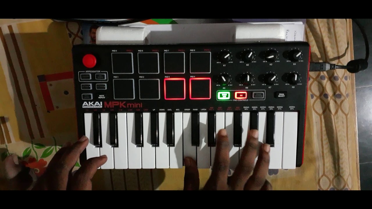 1 Nenokkadine bgm cover on keyboard  1 Nenokkadine  Mahesh Babu  DSP