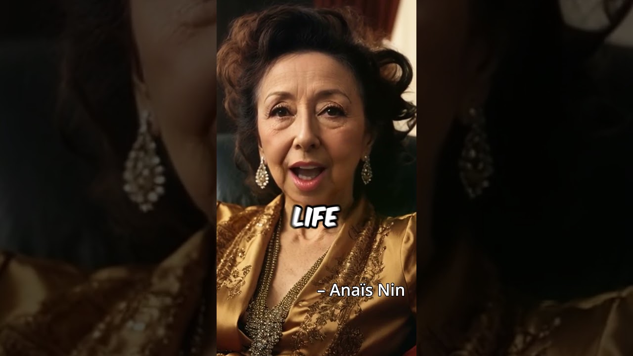 Anaïs Nin: "Escape ordinary shackles"