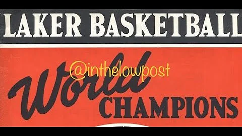 Minneapolis Lakers 1950s practice film IN COLOR