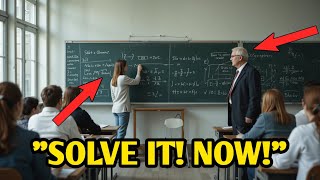 Elite Teacher Forces A Simple Woman to solve a Math Problem, Unaware She's a Mathematical Genius!