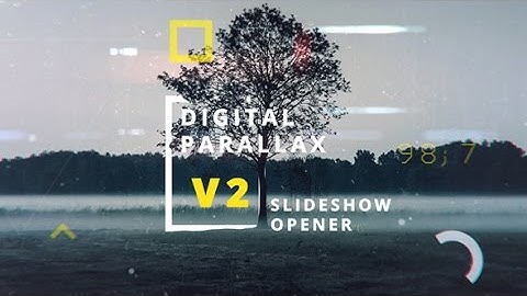Digital Parallax Slideshow / Opener ★ After Effects Template @aetemplates