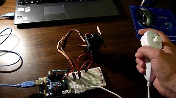 Arduino controlled servos with Wii nunchuck
