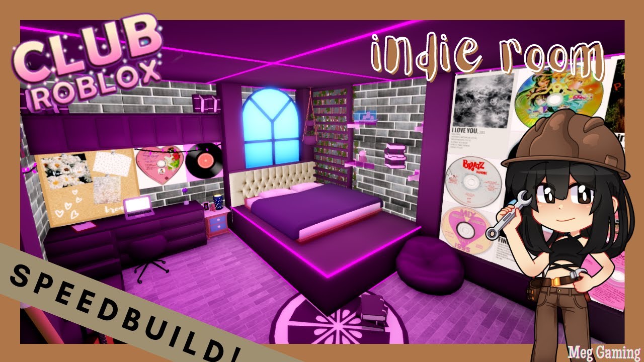How to build an aesthetic indie room (Speedbuild) | Club Roblox | Meg ...
