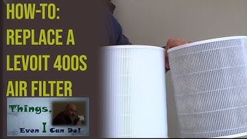 Replace/Clean a Levoit 400S filter - How-To  (VeSync)