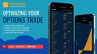 Optimize Your #Options Trade || Live Webinar || Quantsapp Strategy Optimizer