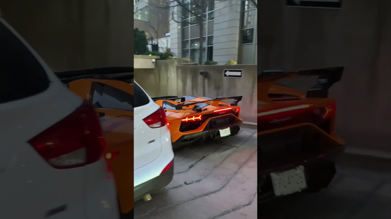 Too Many SVJ S The Orange One Looks Svj Lamborghini Supercars