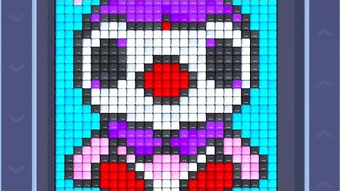 Pixel flow level 28 hard level Walkthrough 