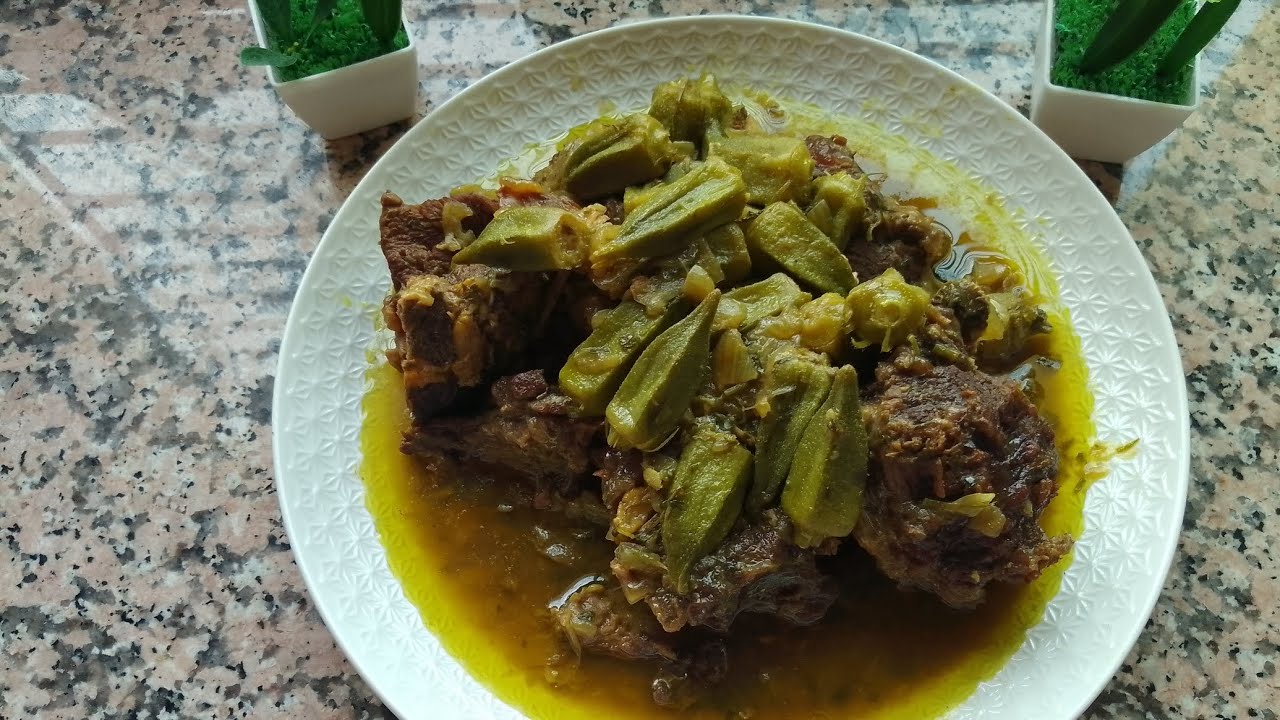  الحم بالملوخية على طريقة مغربية 🇲🇦بمداق لايقاوم😋كيجي معلك 