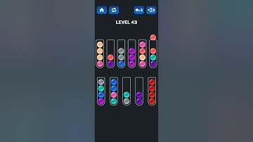 Ball Sort Puzzle level 43  - Ball Sort Color - Puzzle Game, All Levels, playlist, Zego Studio