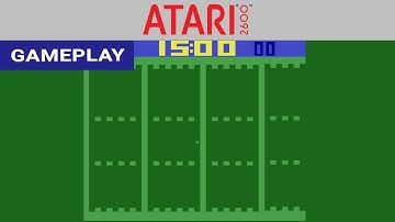 Super Challenge Football (Atari 2600) - Gameplay Clip [HD] | RetroGameUp