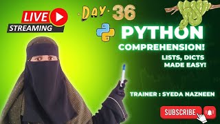 Write Python Code FASTER! 😲 List, Dict & Set Comprehensions LIVE