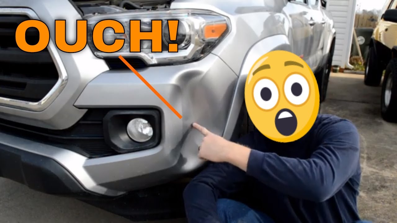 Bumper Dented and fixed! YouTube